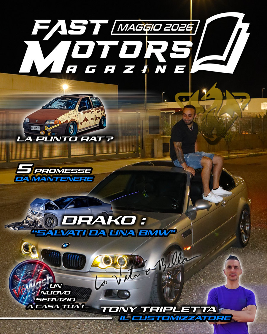 Copertina Fast Motors Magazine Maggio 2026